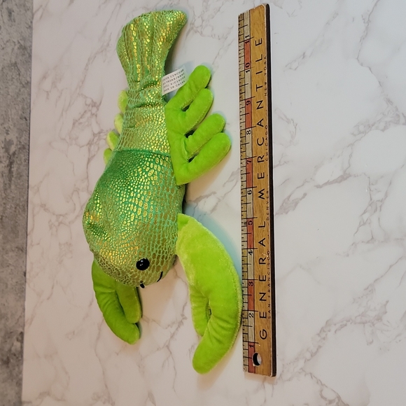 circus circus iridescent lobster green plush stuffed animal - Picture 7 of 7
